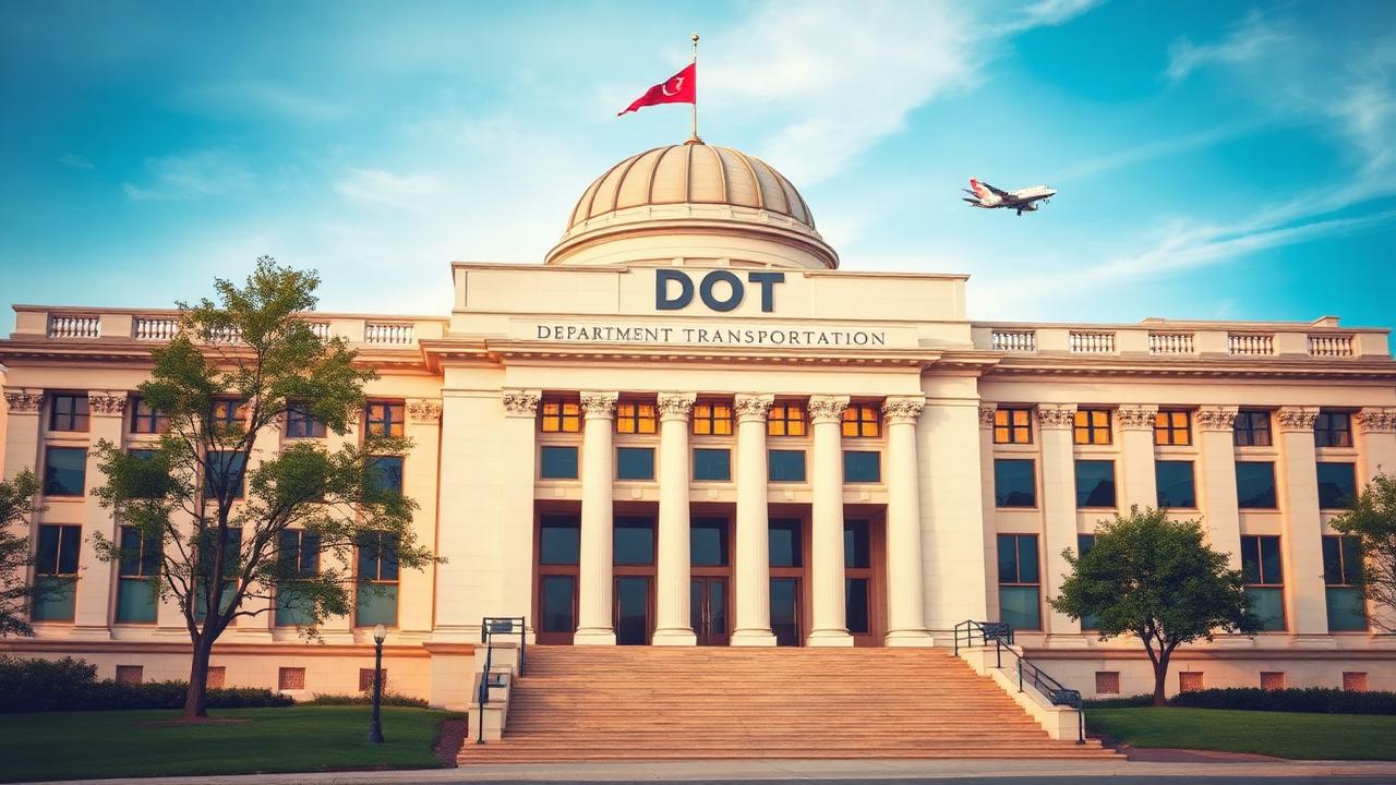 US Department of Transportation building Washington DC where 2026 airline price transparency rule was finalized to ban drip pricing on JetBlue Delta United American