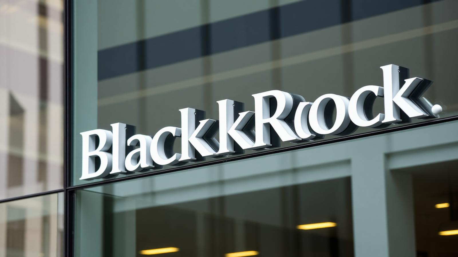 BlackRock corporate office signage at headquarters