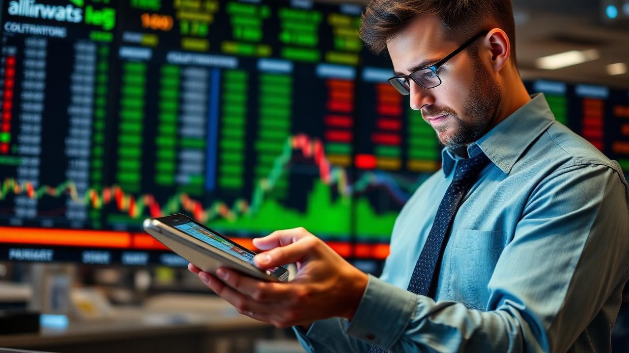 Retail investor on tablet reviewing portfolio impact of semi-annual reporting change