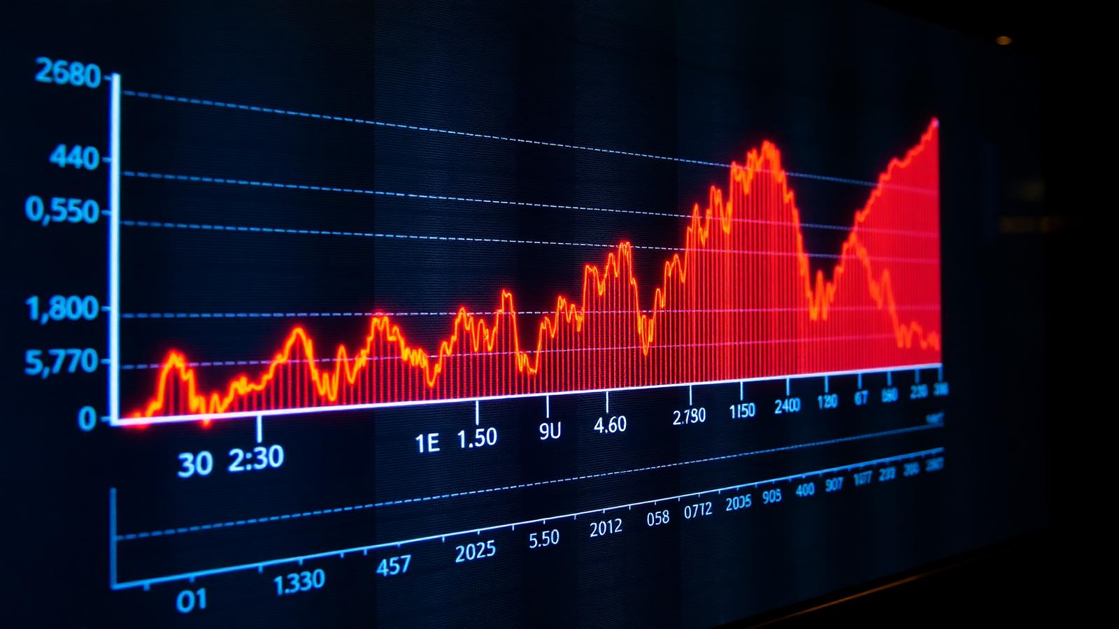 Yield curve chart visualization on glowing financial screen showing US Treasury yields across maturities normalizing in May 2026